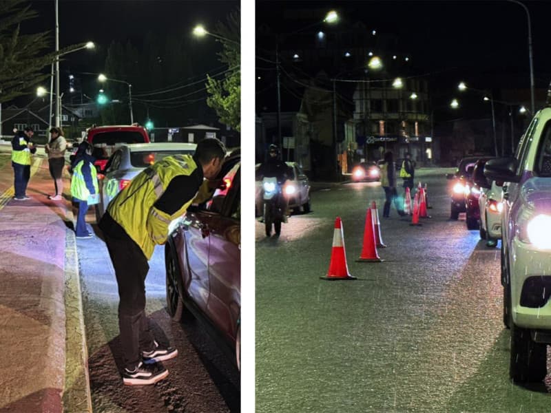 Continúan los controles de tránsito en Ushuaia