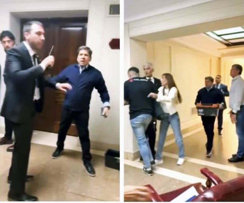 Cristina López intentó tomar un despacho por la fuerza