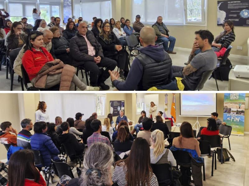 El personal de Expedición Antártico brindó una charla