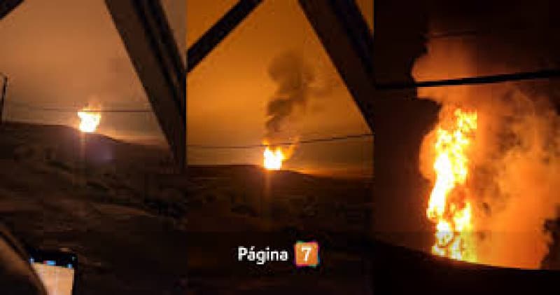 Emergencia por Inflamación de gasoducto en Magallanes