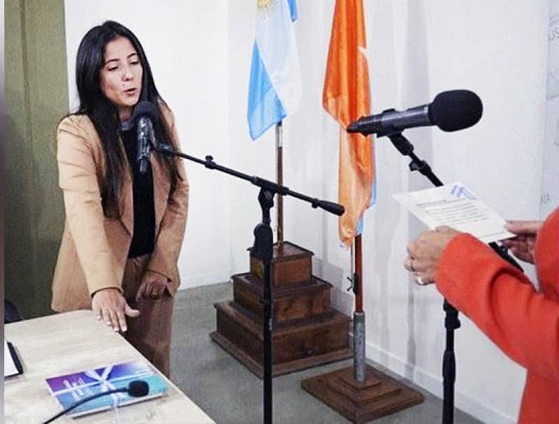 Marjorette Saldias asumió en reemplazo de Monte de Oca