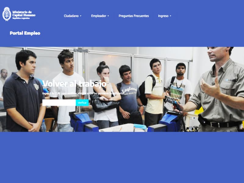 Nación finaliza el programa "Volver al Trabajo"