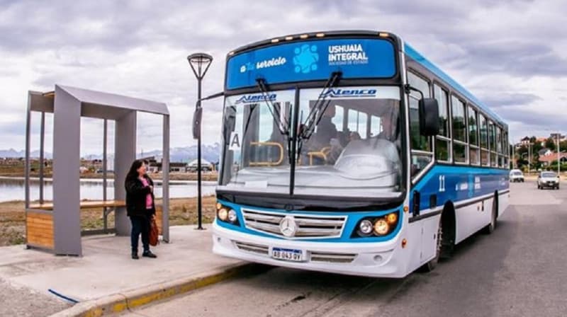 Transporte en Ushuaia: baja de usuarios