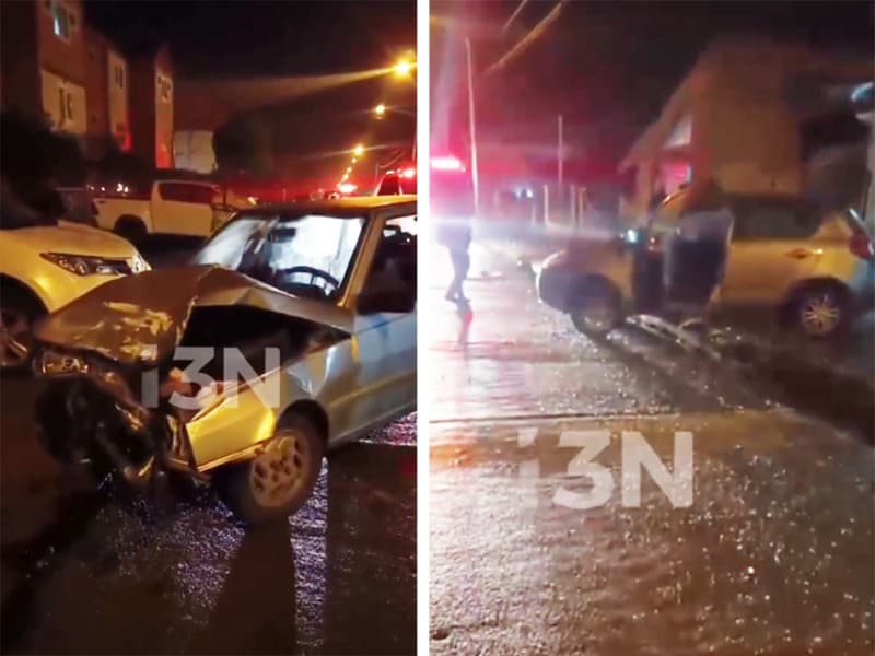 Un joven causó violento accidente en Chacra II