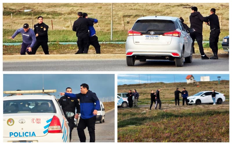 Violenta persecución por discusión de tránsito