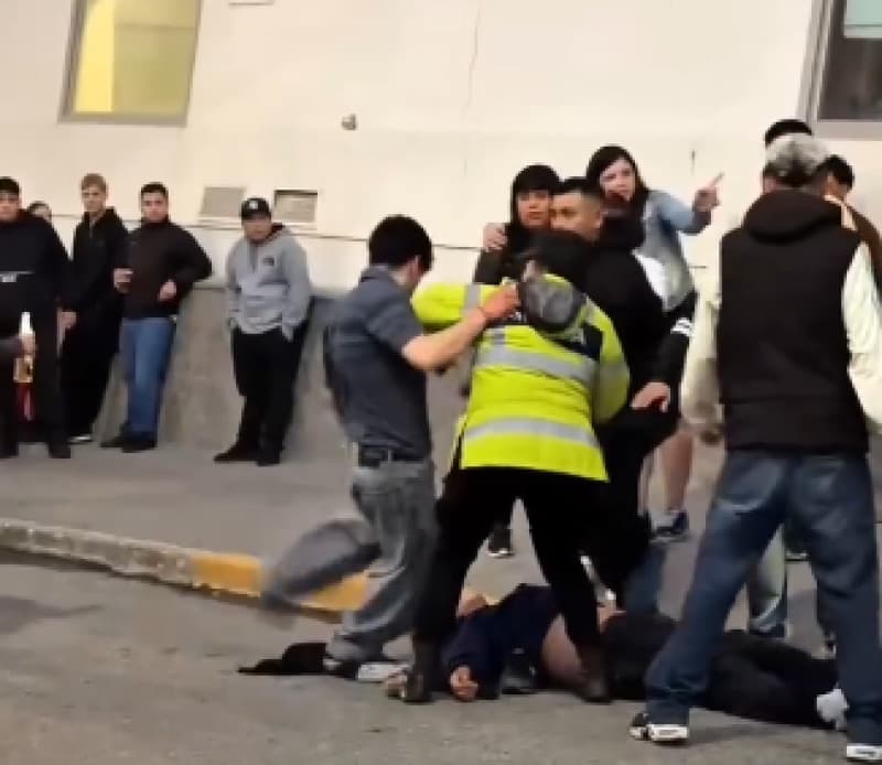 Violento enfrentamiento a la salida de un boliche