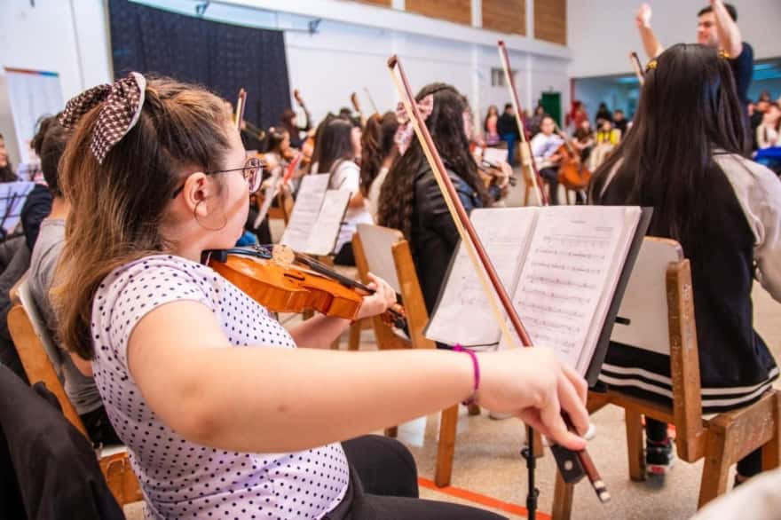 Se viene el concierto de fin de año de las orquestas y coros infantiles de la provincia