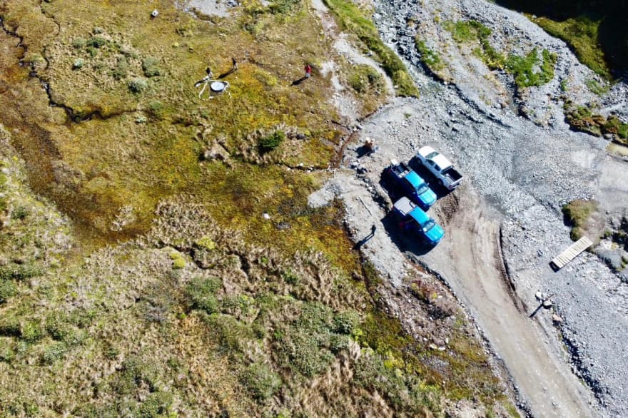 Instalaron una nueva estación en el Glaciar Martial para monitorear el agua y anticipar escenarios