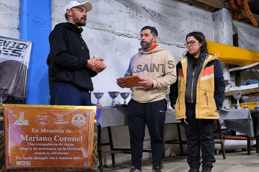 La primera carrera sin Mariano: un homenaje y un abrazo a su familiaPor primera vez, ciclismo y running en el ex frigorífico CAP