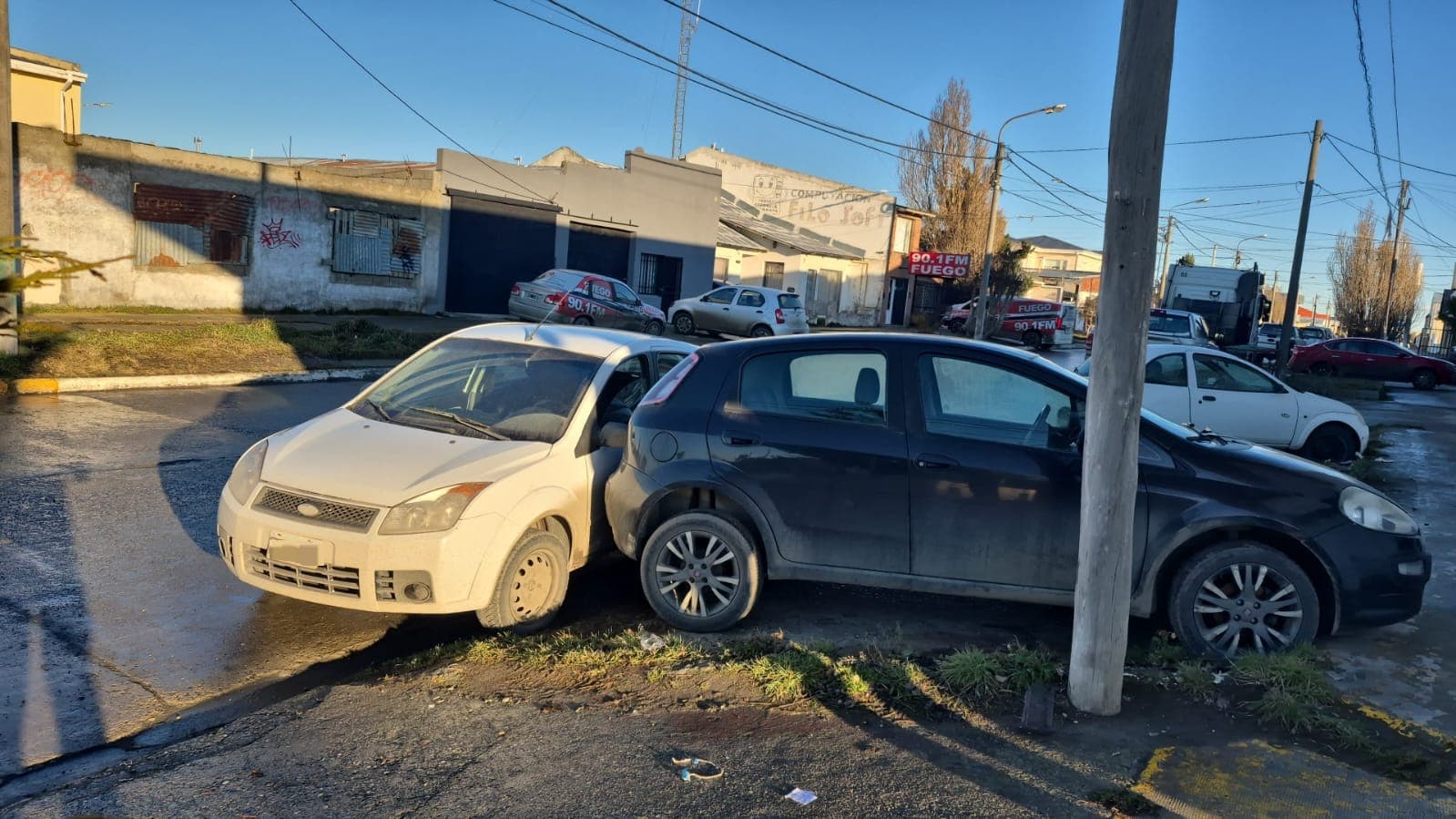 Una conductora trasladada al Hospital tras choque