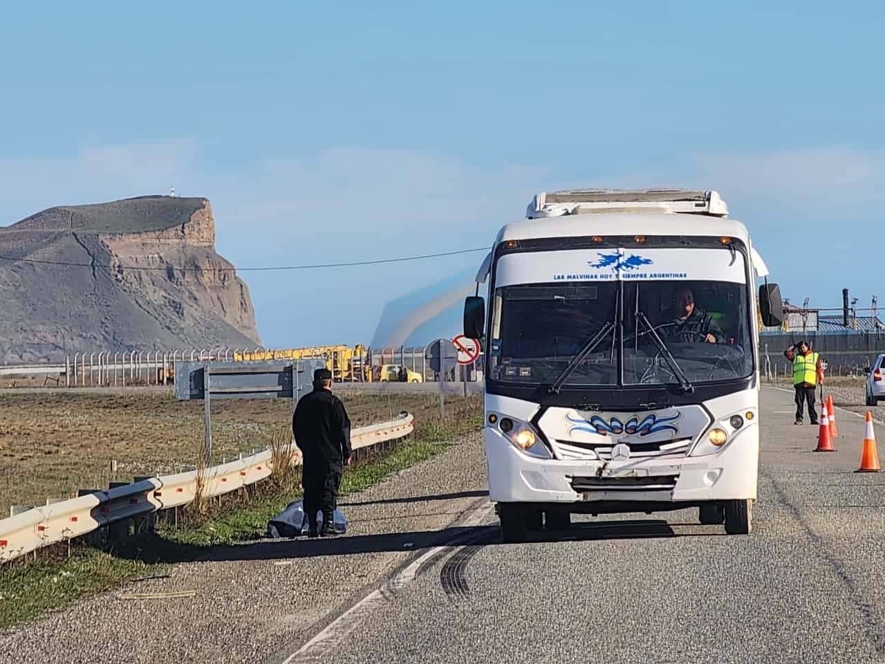 Un peatón fue atropellado y murió sobre la Ruta N°3 en cercanías al Cabo Domingo