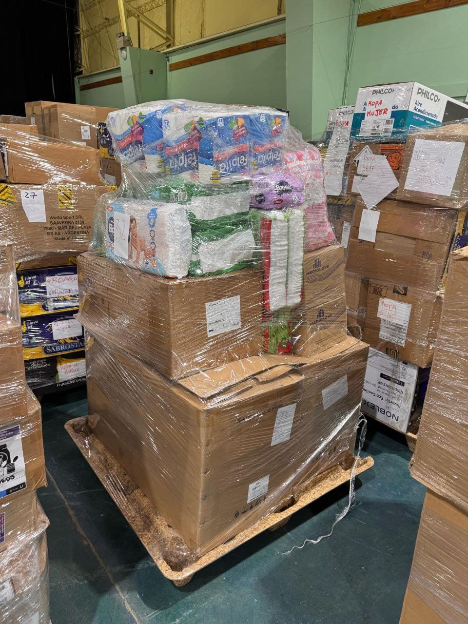 Finalizó la colecta de donaciones para damnificados por la inundación de Bahía Blanca