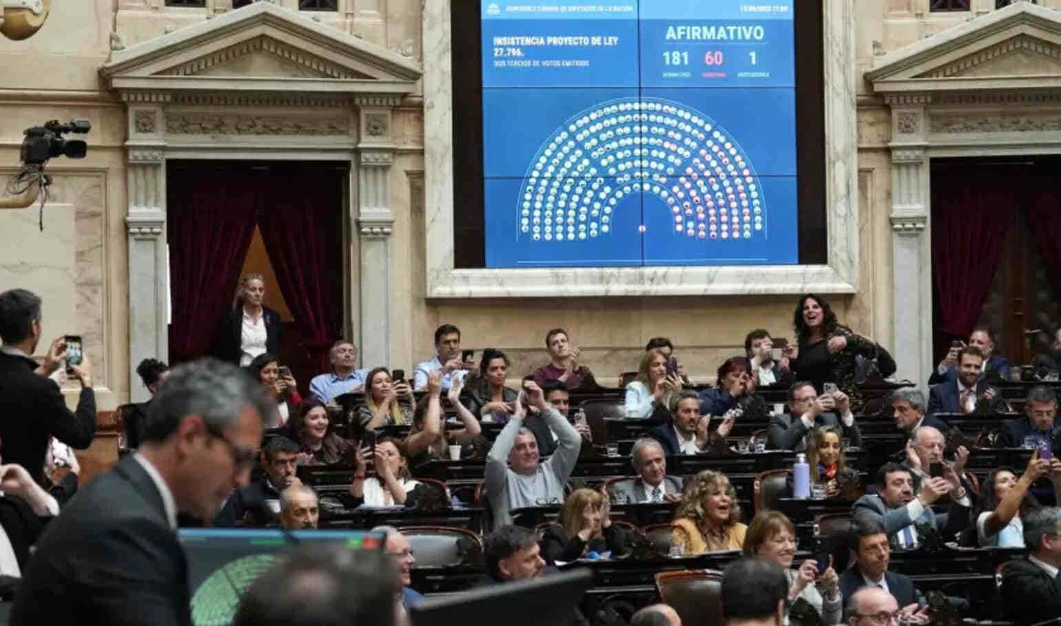 Diputados rechazó vetos a la emergencia pediátrica y financiamiento universitario
