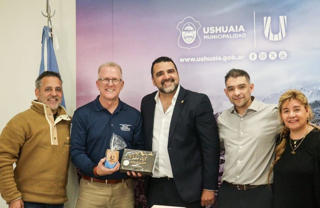 Vuoto recibió a Chris Swanson de la Asociación Evangelística Billy Graham por el evento “Esperanza Ushuaia”