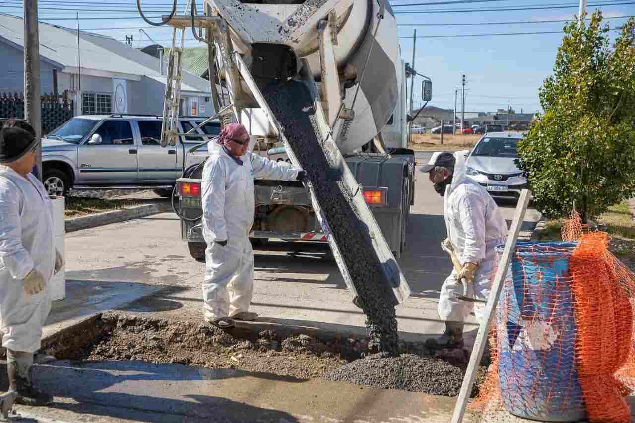 Río Grande consolida sus vías primarias con el Plan Estratégico de Hormigonado