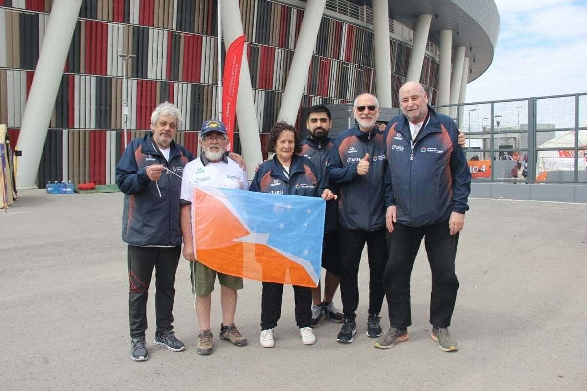 Adultos Mayores Fueguinos cerraron su primer día en los Juegos Nacionales Evita