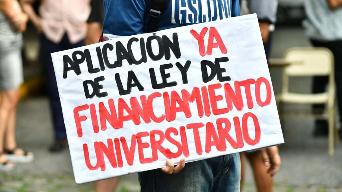 Por el incumplimiento de la Ley de Financiamiento Universitario la Justicia impuso una multa diaria al Gobierno