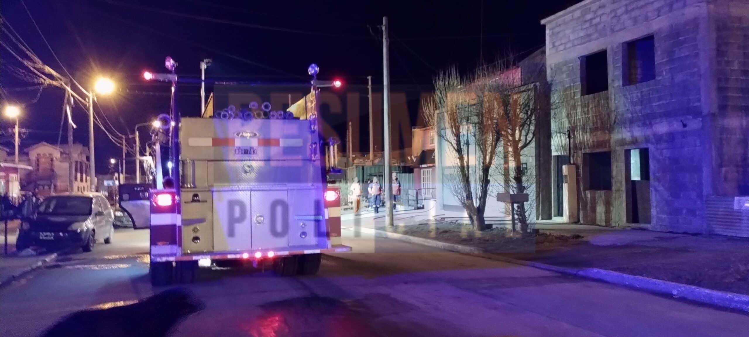 Principio de incendio sobre una vivienda en el casco viejo de la ciudad