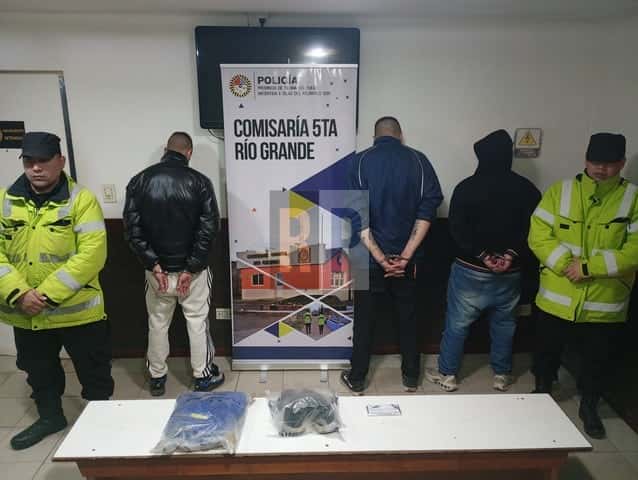 Tres sujetos detenidos por robo agravado luego de allanamientos