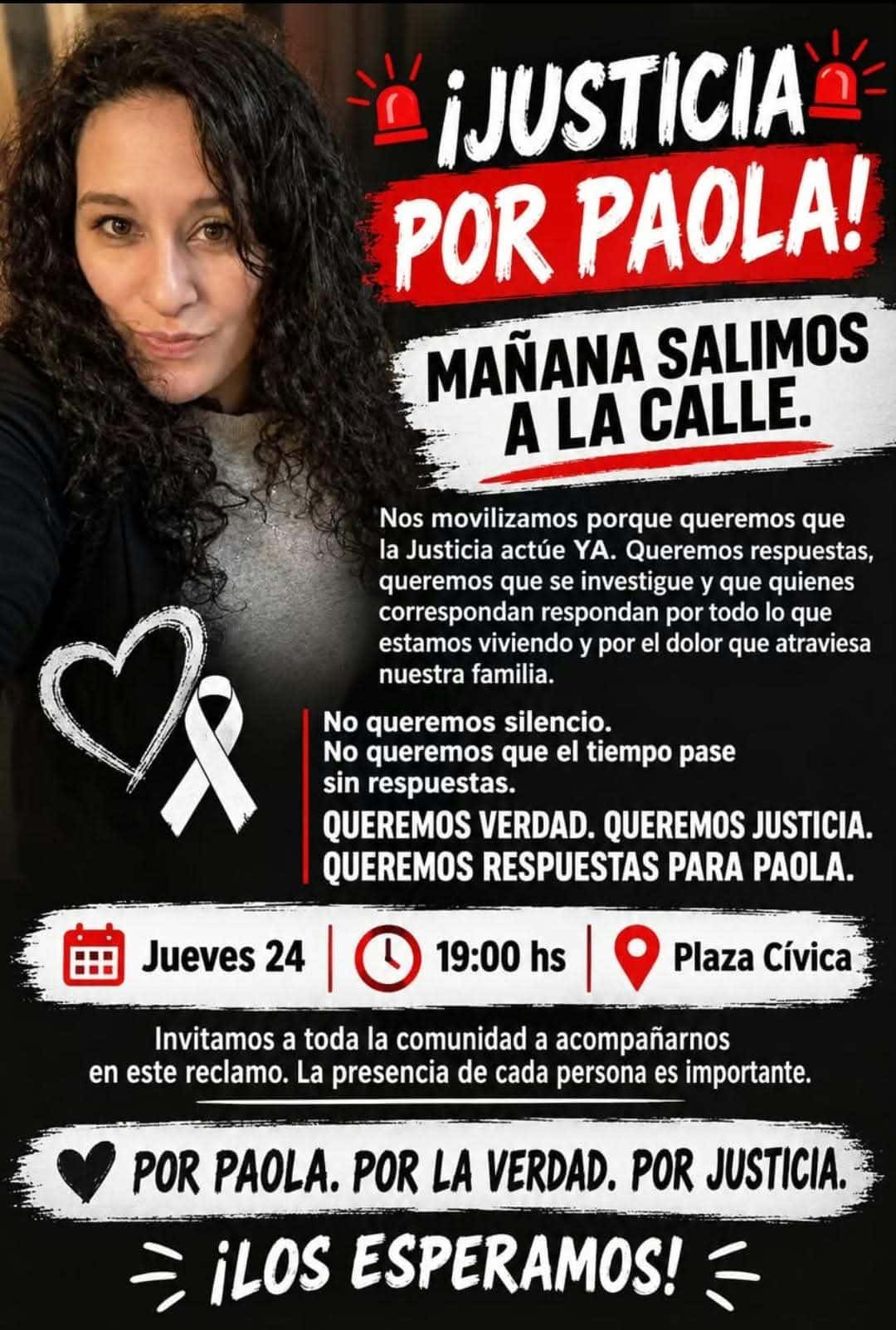 Familiares de una mujer fallecida hace un mes marchan reclamando justicia en causa por mala práxis