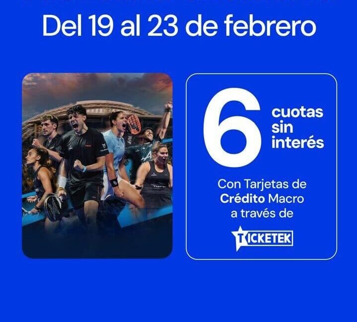 Banco Macro junto al mejor Padel del mundo